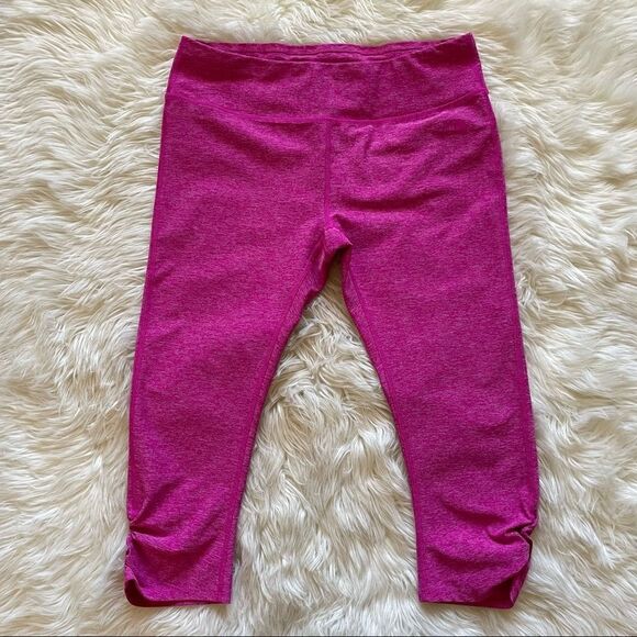 The North Face Motivation Crop Leggings Size Large Pink - Picture 1 of 9